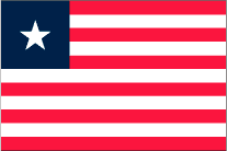 リベリア共和国の旗