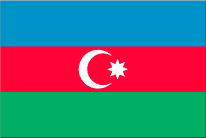 アゼルバイジャンの旗
