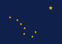 アラスカの旗