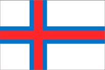 デンマーク領フェロー諸島の旗