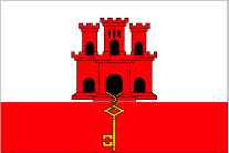 イギリス領ジブラルタルの旗