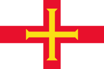 イギリス領ガーンジー島の旗
